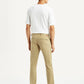 Men's Khaki Slim Fit Chino Trousers - Back View