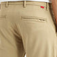 Men's Khaki Slim Fit Chino Trousers - Detail View