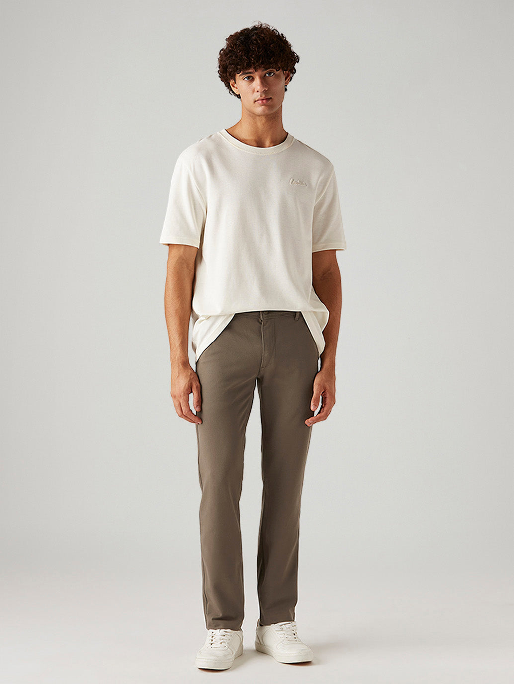 Men's 511 Taupe Slim Fit Mid Rise Tech Pant
