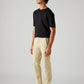 Men's 511 Beige Slim Fit Mid Rise Tech Pant - Side View