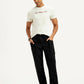 Men's Black Authentic Straight Fit Cargo Trousers - Elevated View