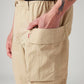 Men's Beige Authentic Relaxed Straight Fit Mid Rise Cargos - 20 View