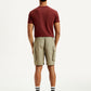 Men's Solid Regular Fit Shorts - Back View