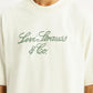 Men's Embroidered Cream Crew Neck T-shirt - Detail View