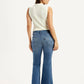 Women's Redloop 726 Blue Flared Fit Mid Rise Jeans - Back View