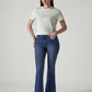 Women's 726 Blue Flared Fit High Rise Redloop Jeans - 20 View
