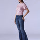 Women's 726 Indigo Flared Fit High Rise Redloop Jeans - Side View