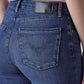 Women's 726 Indigo Flared Fit High Rise Redloop Jeans - Detail View