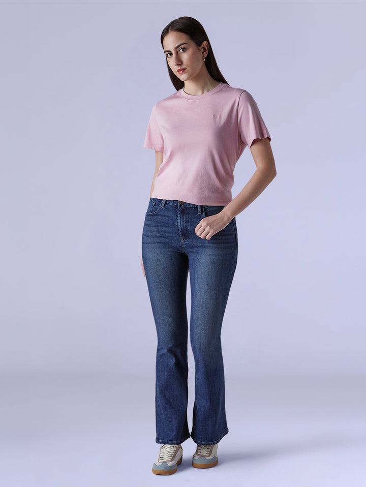 Women's 726 Indigo Flared Fit High Rise Redloop Jeans