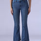 Women's 726 Light Indigo Flared Fit High Rise Redloop Jeans - 3a1e376b-9ab7-4d0c-8c34-f29bea239548 View