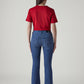 Women's 726 Light Indigo Flared Fit High Rise Redloop Jeans - Back View