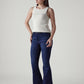 Women's 726 Dark Indigo Flared Fit High Rise Redloop Jeans - Side View