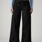 Women's 726 Black Flared Fit High Rise Redloop Jeans - Front View