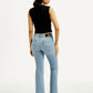 Women's Redloop 726 Light Indigo Flared Fit High Rise Jeans - Back View