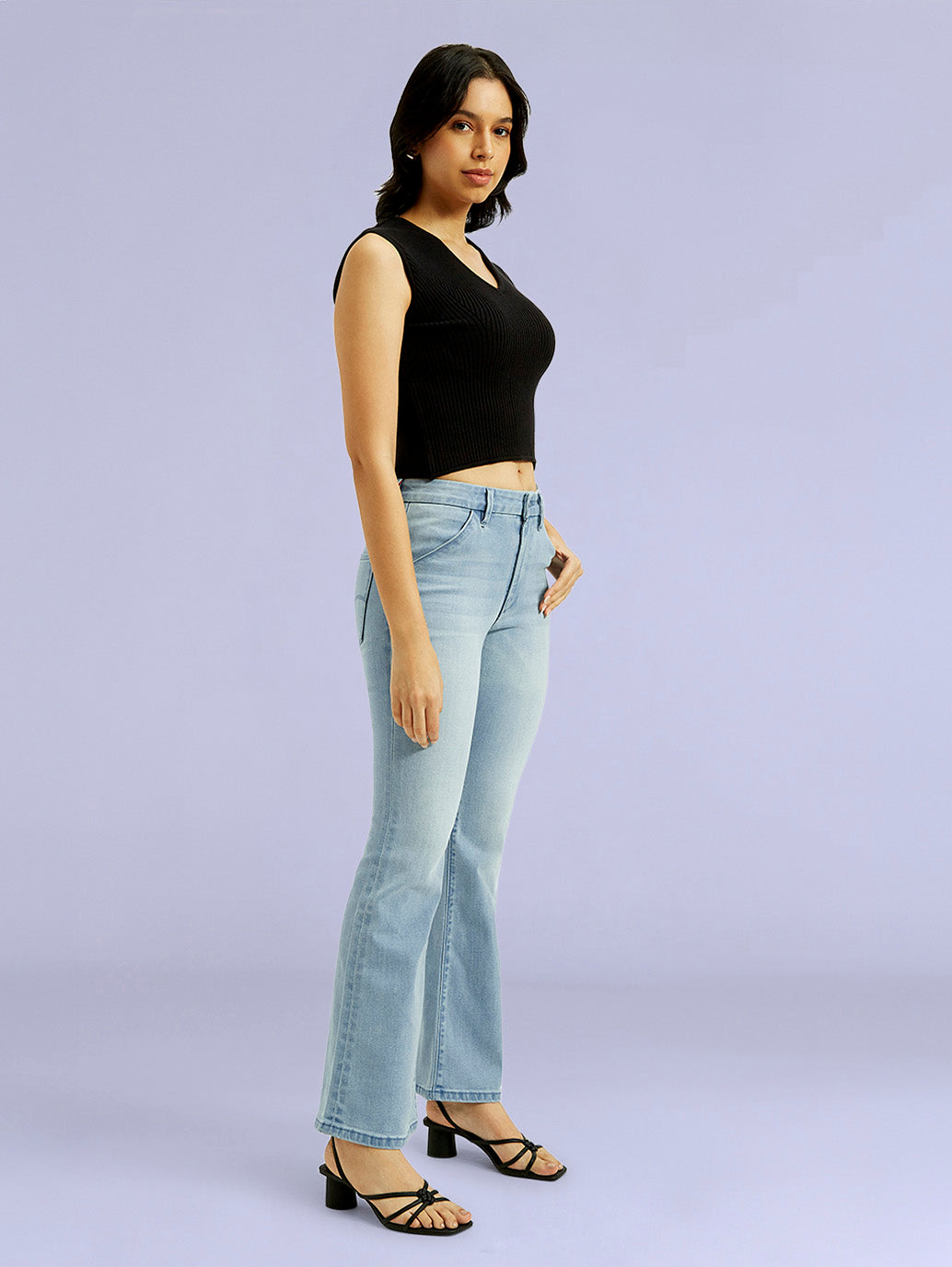 Women's Redloop 726 Light Indigo Flared Fit High Rise Jeans - 4300ac0f-88ed-4076-bd83-898130306ddc View