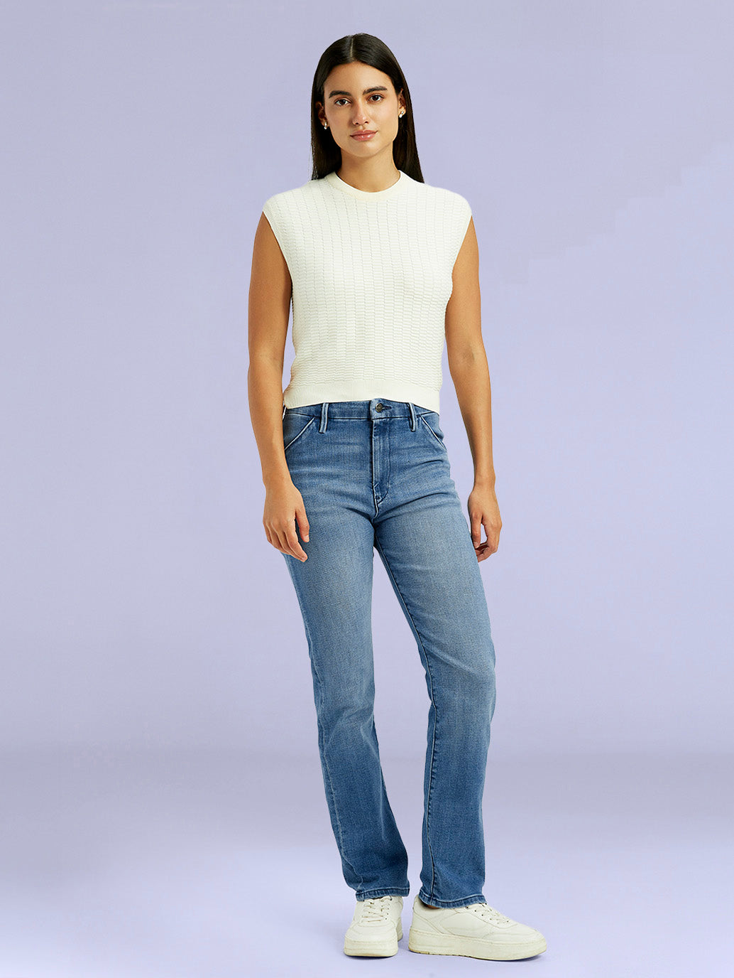 Women's Redloop Light Blue Wedgie Straight Fit Mid Rise Jeans - 7d0f7ab7-0ed2-4f59-8963-bf1462c1e3ee View