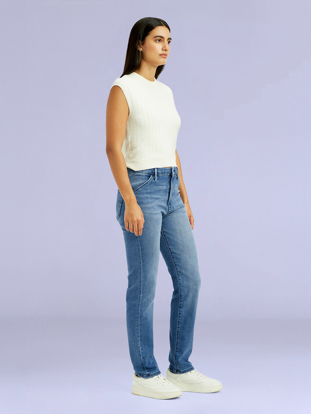 Women's Redloop Light Blue Wedgie Straight Fit Mid Rise Jeans - d53c271b-38fd-4497-aead-492e942c8dce View