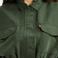 Women's Solid Regular Fit Trucker Jacket - Detail View