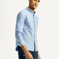 Men's Solid Slim Fit Oxford Shirt - Side View