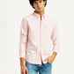 Men's Solid Slim Fit Oxford Shirt - Styleshot View