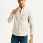 Men's Solid Slim Fit Oxford Shirt - Styleshot View