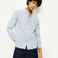 Men's Striped Slim Fit Oxford Shirt - Elevated View