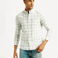Men's Checkered Slim Fit Oxford Shirt - Styleshot View
