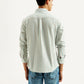 Men's Striped Slim Fit Oxford Shirt - Back View