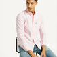 Men's Striped Slim Fit Oxford Shirt - Elevated View
