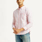 Men's Striped Slim Fit Oxford Shirt - Styleshot View