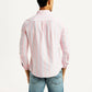 Men's Striped Slim Fit Oxford Shirt - Back View