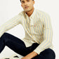 Men's Striped Slim Fit Oxford Shirt - Elevated View