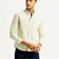 Men's Striped Slim Fit Oxford Shirt - Styleshot View