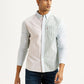 Men's Striped Multicolor Slim Fit Shirt - Styleshot View