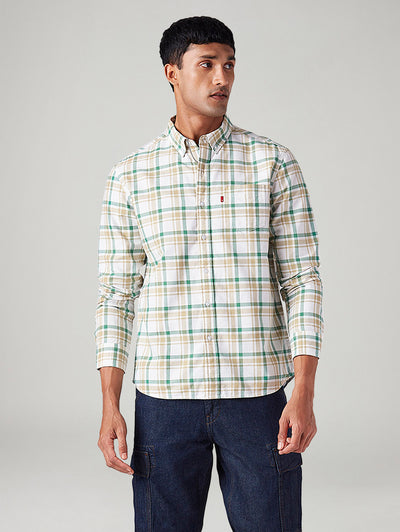 levi's Men's Checkered Slim Fit Oxford Shirt-picture-44