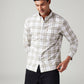 Men's Checkered Slim Fit Oxford Shirt - Styleshot View