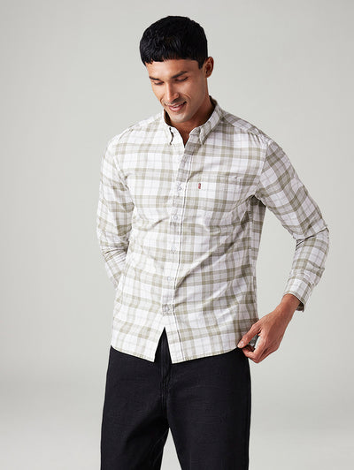 levi's Men's Checkered Slim Fit Oxford Shirt-picture-21