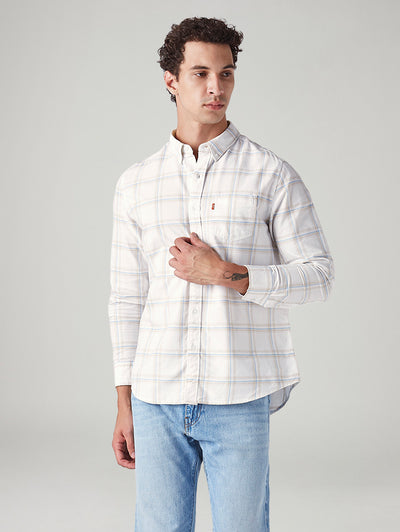 levi's Men's Plaid Slim Fit Oxford Shirt-picture-18