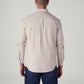 Men's Solid Slim Fit Oxford Shirt - Back View