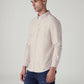 Men's Solid Slim Fit Oxford Shirt - Side View