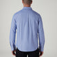 Men's Solid Slim Fit Oxford Shirt - Back View