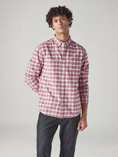 Men's Checkered Slim Fit Textured Shirt-image-27