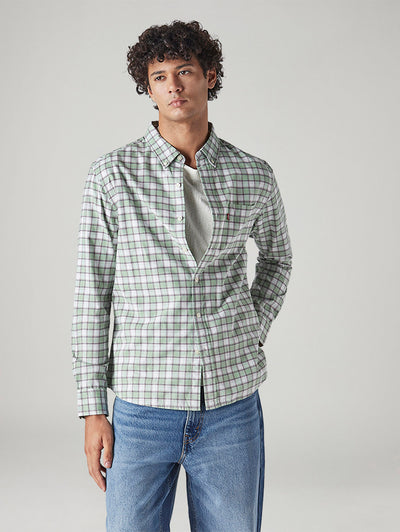 levi's Men's Checkered Slim Fit Textured Shirt-picture-10