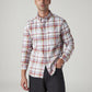 Men's Checkered Slim Fit Oxford Shirt - Styleshot View