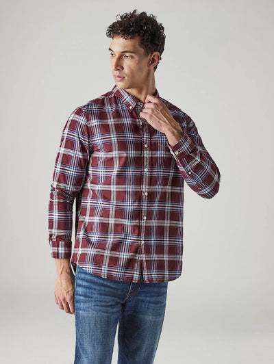 levi's Men's Checkered Slim Fit Oxford Shirt-picture-26