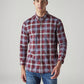 Men's Checkered Slim Fit Oxford Shirt - 20 View