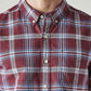 Men's Checkered Slim Fit Oxford Shirt - 20 View