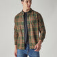 Men's Checkered Slim Fit Oxford Shirt - Styleshot View