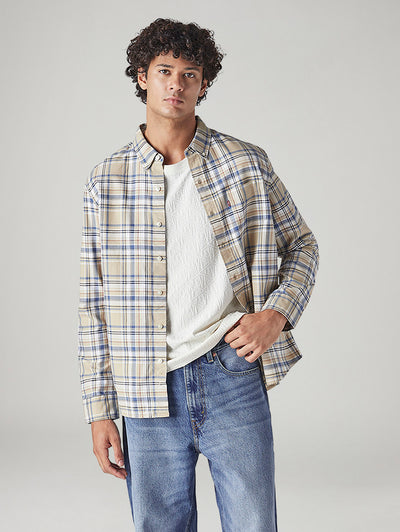 levi's Men's Checkered Slim Fit Oxford Shirt-picture-29