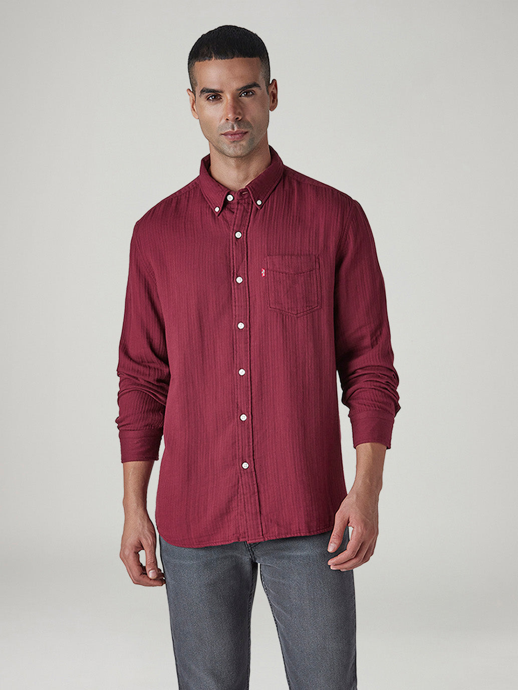 Men's Solid Slim Fit Shirt